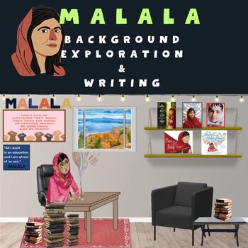Preview of Malala, I Am Malala Background & Writing Activity, myPerspectives