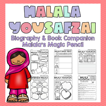 Preview of Malala Yousafzai & Malala's Magic Pencil (Women's History Month)