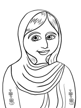 I drew Malala Yousafzai - „When the whole world is silent, even one voice  becomes powerful.“ : r/drawing