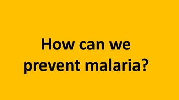 Preview of Malaria prevention