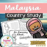 Malaysia Country Study *BEST SELLER* Comprehension, Activi