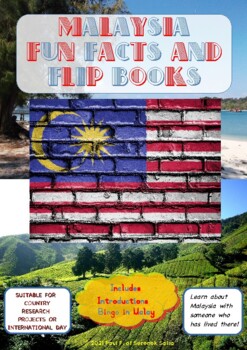 Preview of Malaysia Fun Facts and Flip Books
