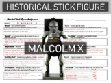 Malcolm X Historical Stick Figure (Mini-biography)