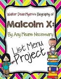 Malcolm X List Menu Project