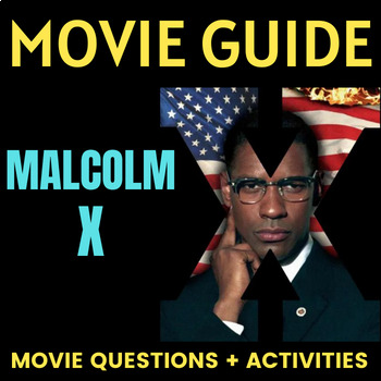 Malcolm X Movie Guide: Questions   Activities Puzzles   Answers TPT