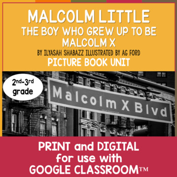 Preview of Malcolm X Picture Book Unit