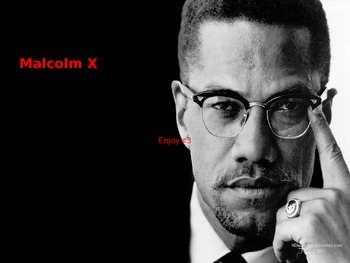 Preview of Malcolm X - Power point history facts