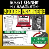 Robert F. Kennedy MLK Assassination Speech Analysis and Wr