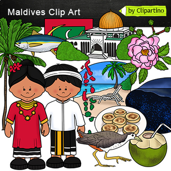 Preview of Maldives clip art