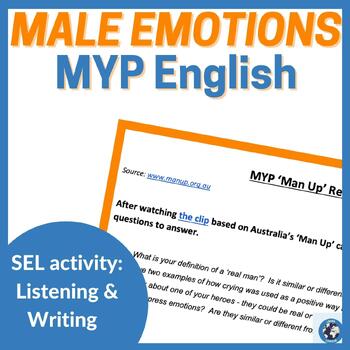 Preview of Male Emotions Reflection: SEL English Resource for MYP Language Acquisition