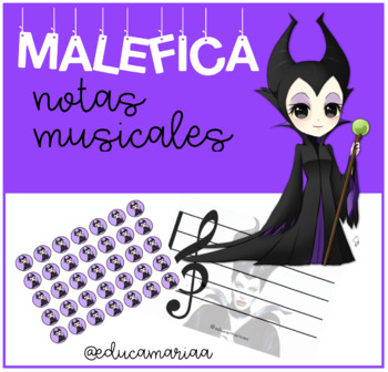 Preview of Maléfica Notas Musicales