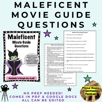 Preview of Maleficent Movie Guide Questions