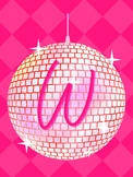 Malibu/Disco Theme Welcome Sign