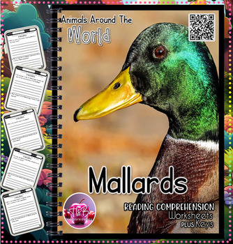 Preview of Mallards | Worksheets | Animals Around The World | Science | Nature