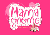 Mama Gnome : Procreate font, Digital Font otf, ttf, Quirky