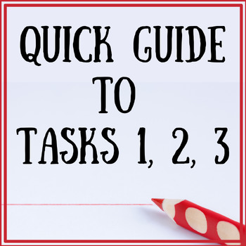 Preview of Mamaw Yates Quick Guide to TPA Prompts, Rubrics, Page Counts & More
