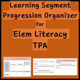 TPA Learning Segment Progression Organizer for Elem Literacy