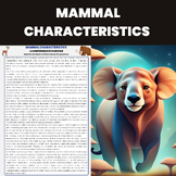 Mammal Characteristics  & Mammal Overview | Vertebrates Un