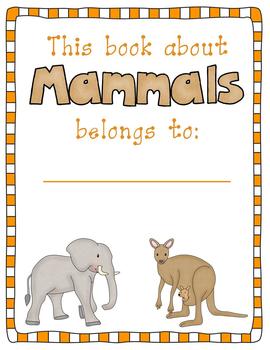 Mammals Activity Pack by The Teachers Fairy | Teachers Pay Teachers