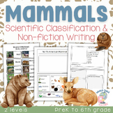 Mammals | Animal Classification Cards | Non-fiction Report