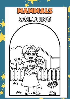 Preview of Mammals Colouring Book