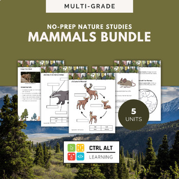 Preview of Mammals Multi-Grade Unit Study Bundle