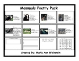 Mammals Poetry Pack