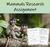 Mammals Research Assignment