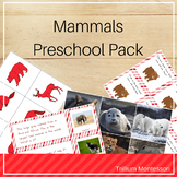 Mammals Theme Preschool and PreK Centers
