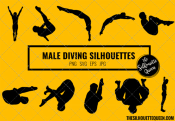olympic diving silhouette