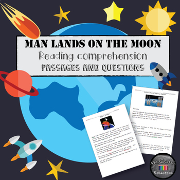 Preview of Man Lands on the Moon Comprehension