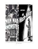Man-Made Monsters and The Hitchhiker Vocabulary Quiz Worksheet