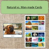 Man-made vs. Natural Science Work Cards Montessori Nature