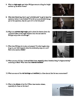 Man on Wire Film (2008) Study Guide Movie Packet by Bradley Thompson