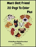 Man's Best Friend, 20 Coloring Pages Plus/Dogs to Color