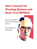 Man's Search for Meaning YA edition, Quizzes for entire bo