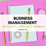 Business Management Activity and Project Bundle