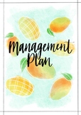 Management Plan Title Page