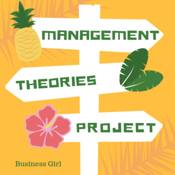 Preview of Business Management Theories Museum Exhibit Project (Rubric & Graphic Organizer)
