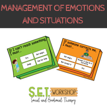 Preview of Management of Emotions and Situations
