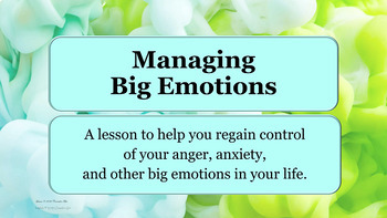 Preview of Emotional Awareness Managing Feelings Mindfulness READY 2 USE SEL LESSON 5 video
