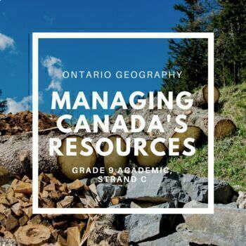 Preview of Managing Canada's Resources and Industry (CGC1D - Strand C)