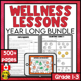 Health and Wellness Lessons | Full Year Bundle Grades 1-3