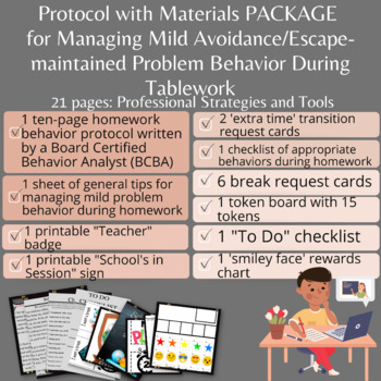 Preview of Managing Mild Avoidance/Escape-maintained Problem Behavior During Tablework