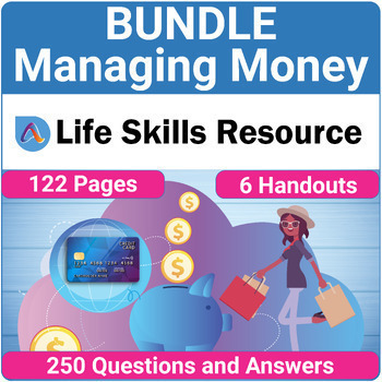Preview of Managing Money Life Skills Activity Bundle for High School Special Education