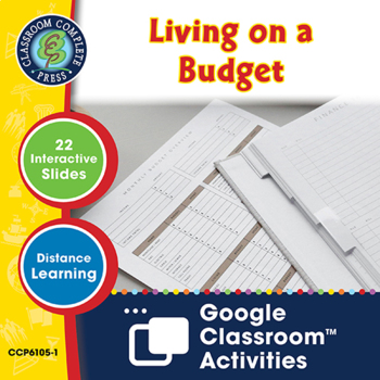 Preview of Managing Money: Living on a Budget - Google Slides Gr. 9-12+ (SPED)