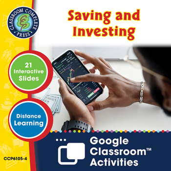 Preview of Managing Money: Saving and Investing - Google Slides Gr. 9-12+ (SPED)