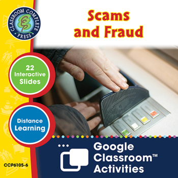 Preview of Managing Money: Scams and Fraud - Google Slides Gr. 9-12+ (SPED)