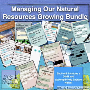 Preview of Managing Our Natural Resources, 6th Ed. DINB and Lecture Notes Growing Bundle