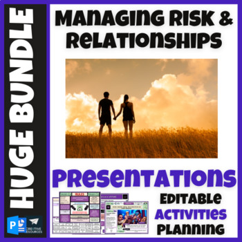Preview of Managing Risk: Relationships & Personal Safety 12 Resources (Abuse | Trolling..)